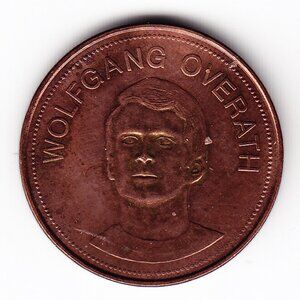 1969 SHELL Germany Wolfgang Overath Football Medal (b75)